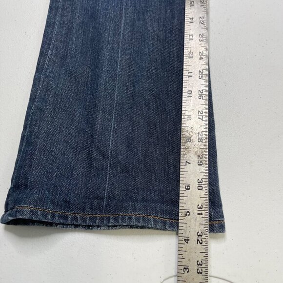 7‎ For All Mankind Bootcut Jeans Women's 28 Low Rise Distressed - Picture 12 of 13